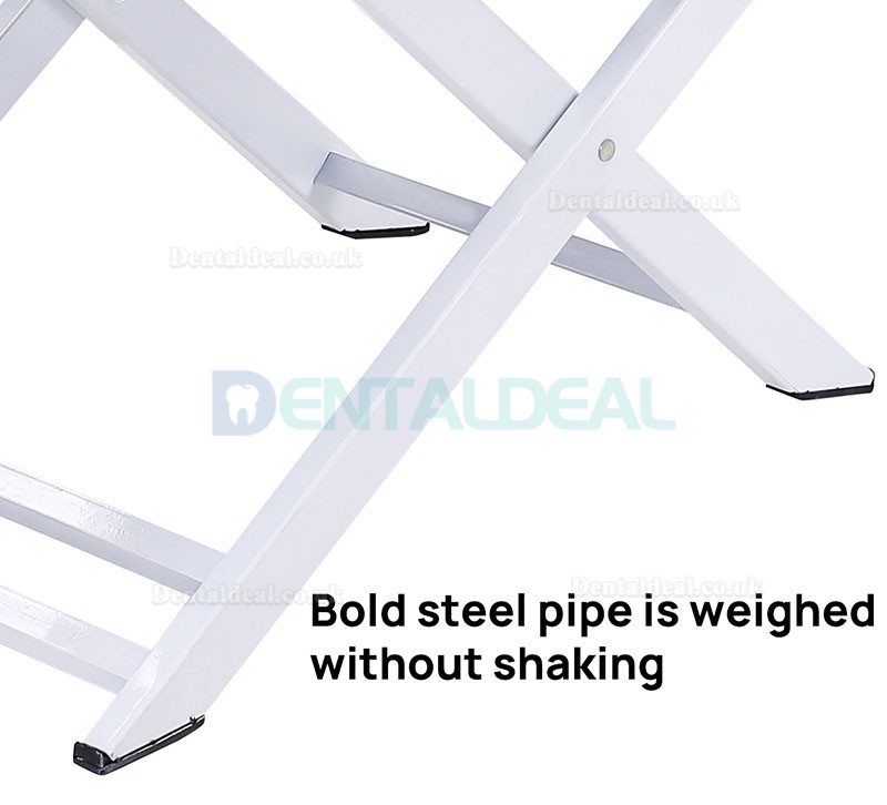 Portable Dental Folding Chair with LED Light + Turbine Unit + Tray